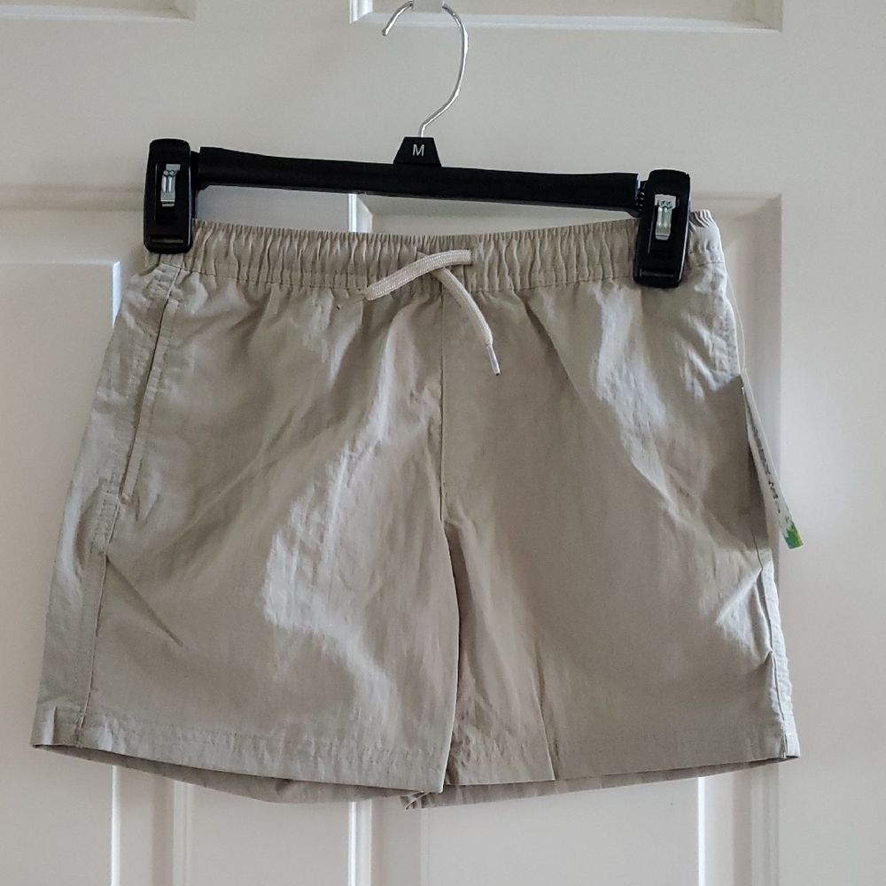 Boys Colorful Planet Beige Pull On Volley Casual Shorts Size M L XL XXL  NWT